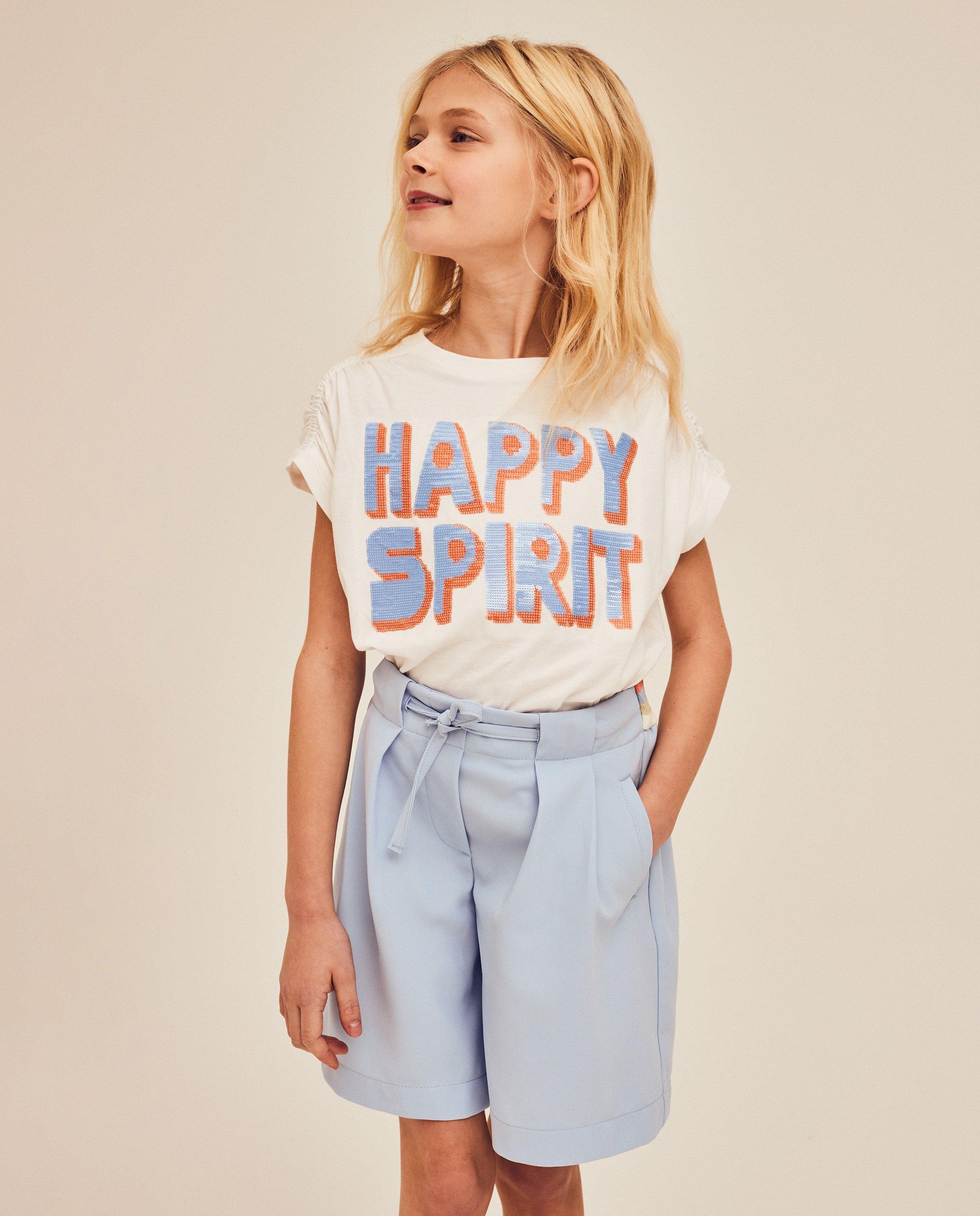 T-shirt &agrave; paillettes - CKS