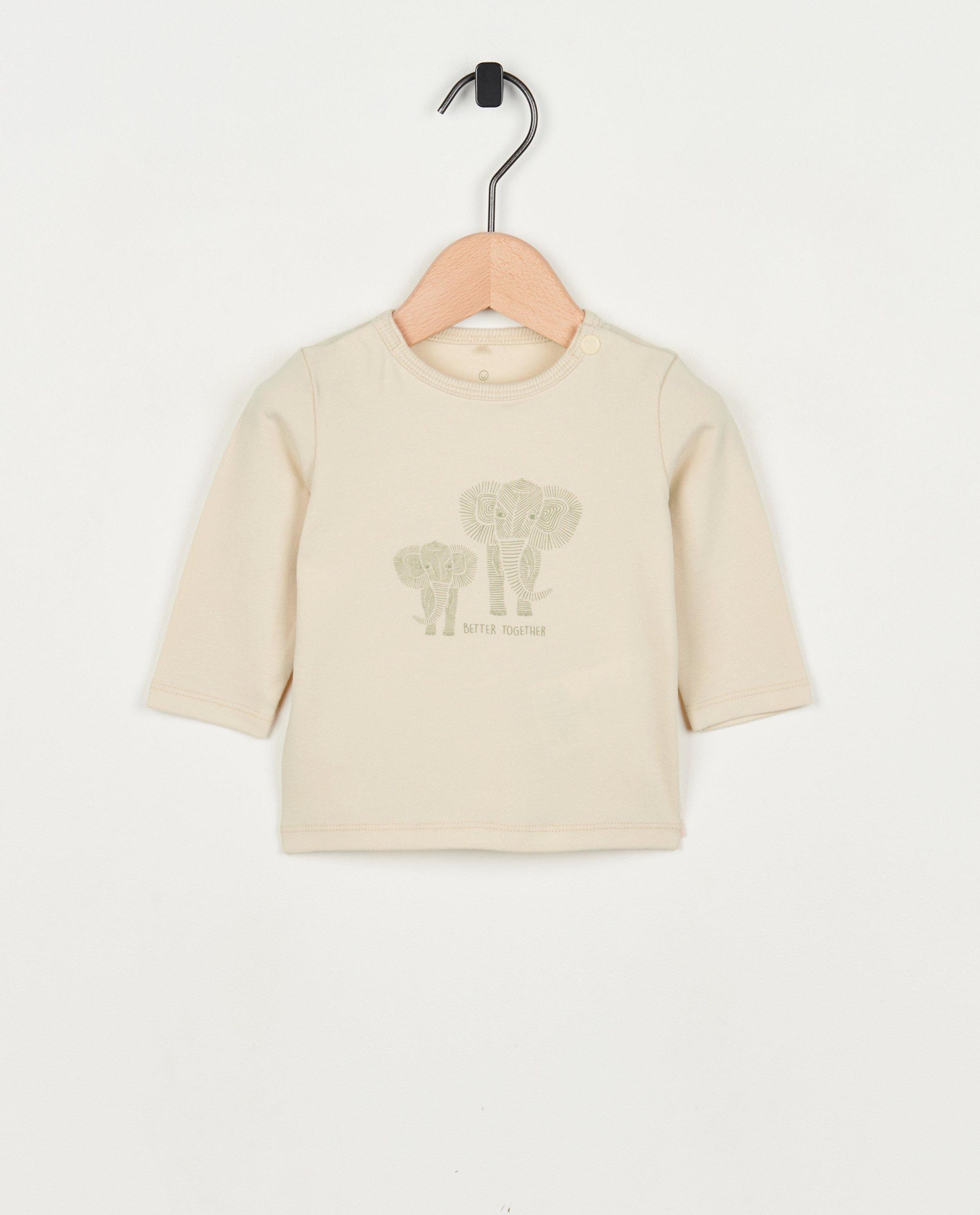 Longsleeve met print - Newborn 50-68