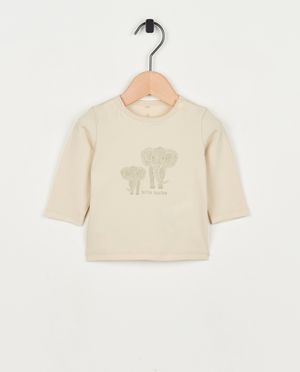 Longsleeve met print - Newborn 50-68