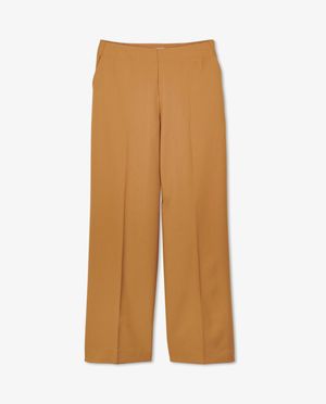 Broeken - Bruine broek, geklede fit
