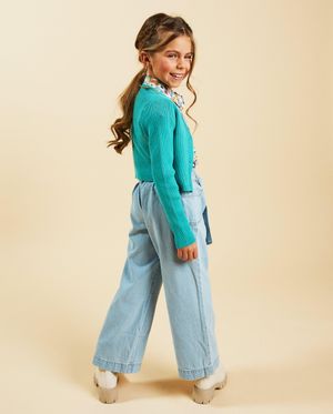 Cardigans - Cardigan bleu-vert