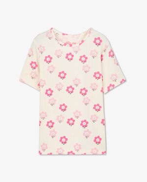 T-shirts - T-shirt &agrave; imprim&eacute; fleuri