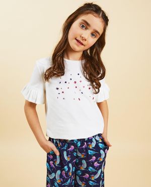 T-shirts - T-shirt avec des petites perles, Communion