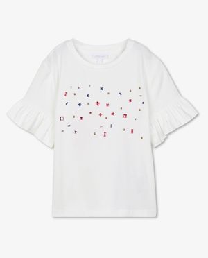 T-shirts - T-shirt avec des petites perles, Communion
