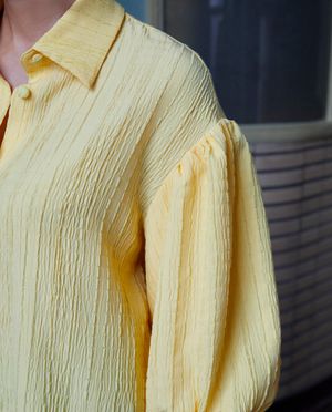 Chemises - Blouse &agrave; manches bouffantes