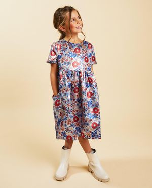 Robe &agrave; imprim&eacute;, Communion - Milla Star