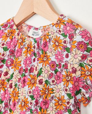 Hemden - Peplum top met print