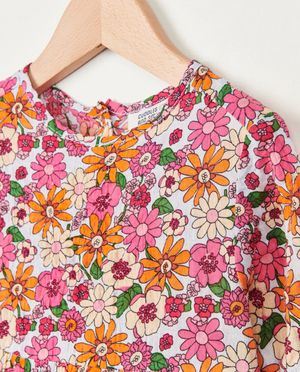 Kleedjes - Jurk met bloemenprint