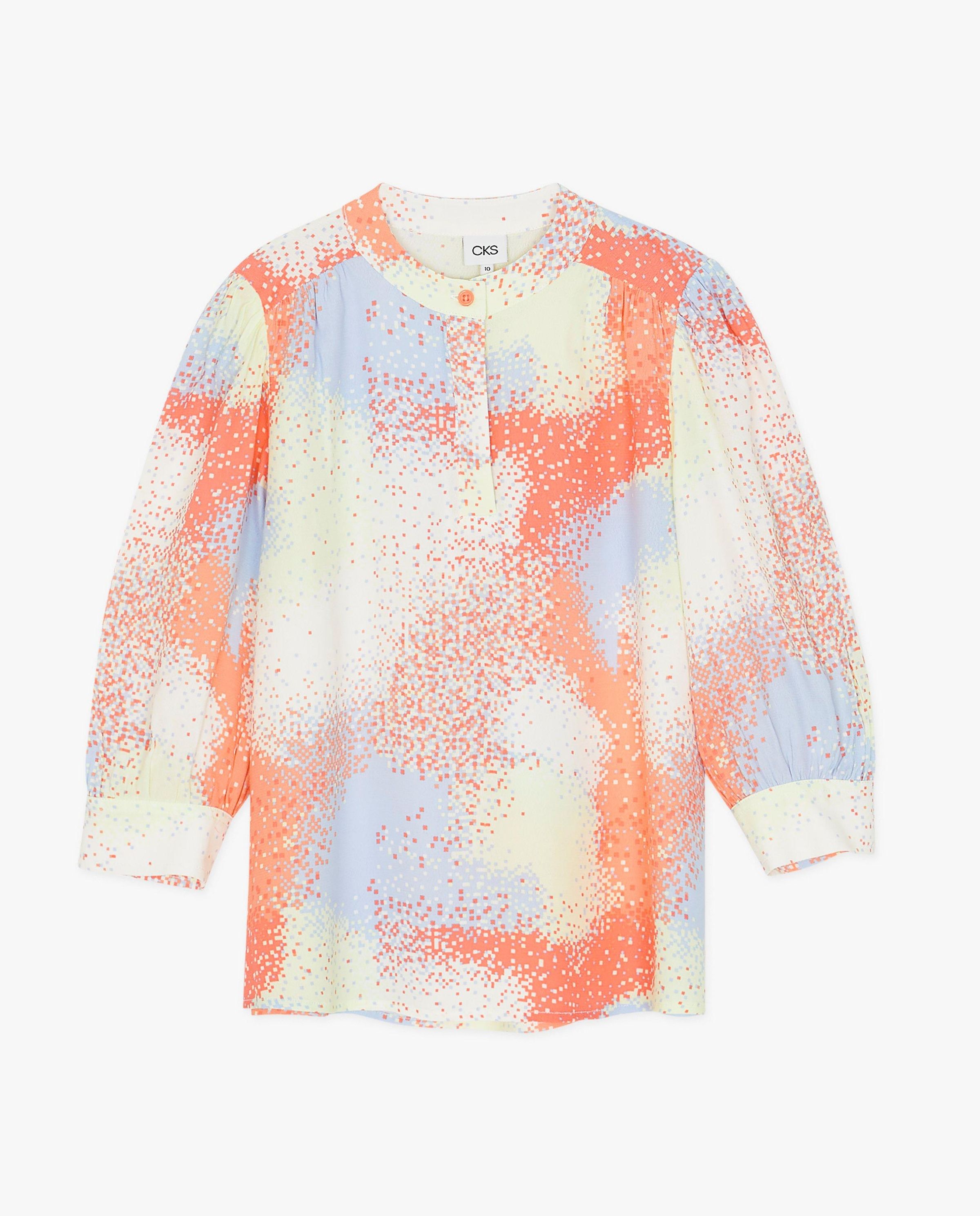 Blouse &agrave; imprim&eacute; pixel, Communion  - CKS