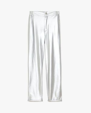 Pantalons - Pantalon argent&eacute;