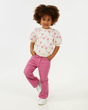 Jeans rose, coupe bootcut - Milla Star
