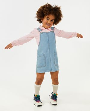 Robe-salopette bleu clair - Milla Star