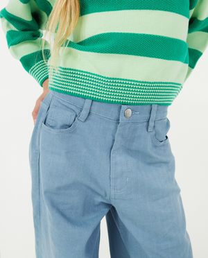 Jeans - Jeans vert, coupe &agrave; pattes d&rsquo;&eacute;l&eacute;phant (flared)