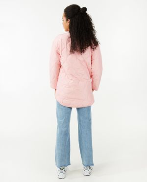 Manteaux d'&eacute;t&eacute; - Veste rose matelass&eacute;e