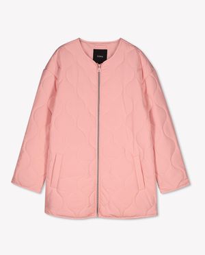 Manteaux d'&eacute;t&eacute; - Veste rose matelass&eacute;e