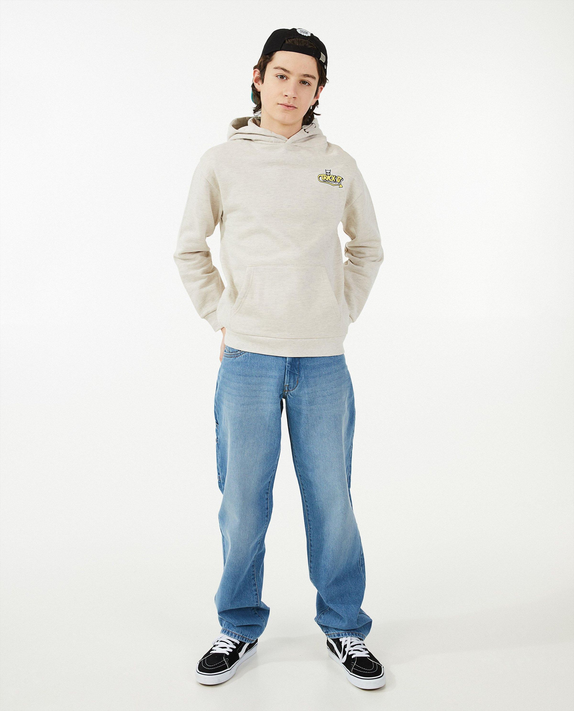 Jeans bleu, coupe skate - Trick-it