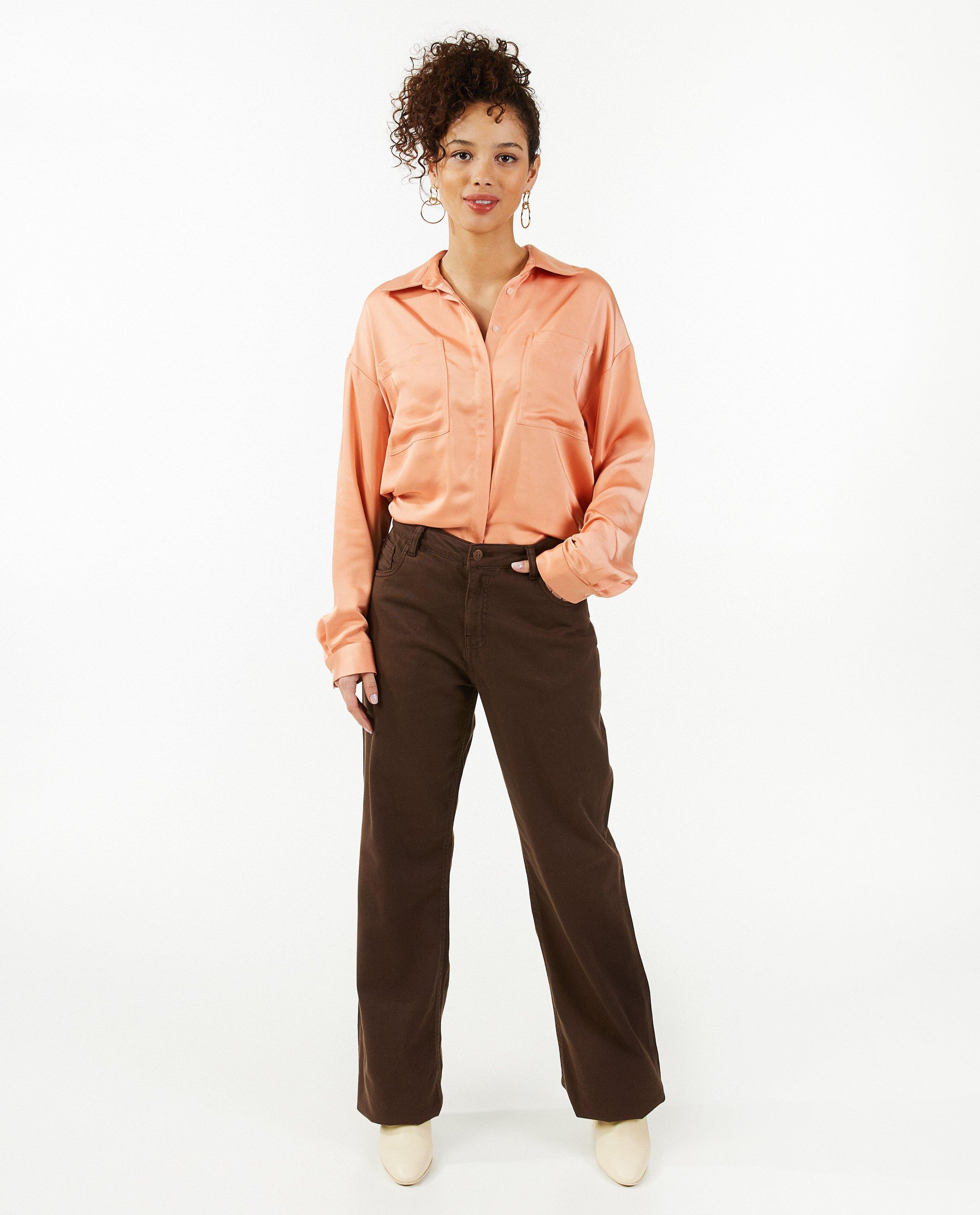 Blouse satin&eacute;e - Sora