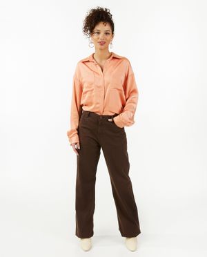 Blouse satin&eacute;e - Sora