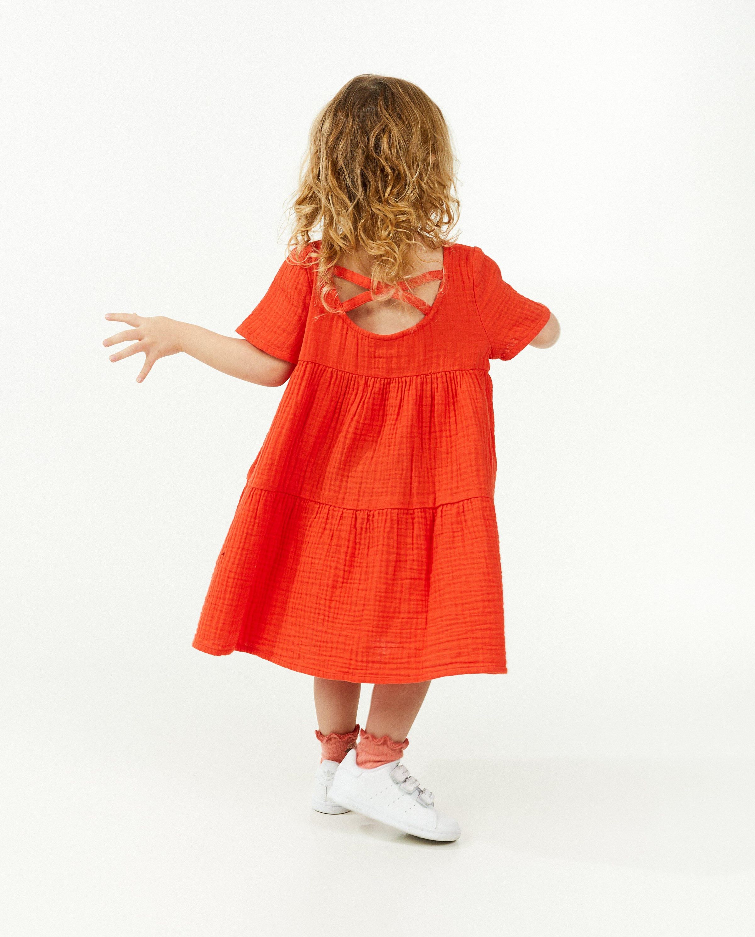 Robe rouge en t&eacute;tra - Milla Star
