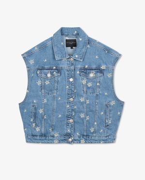 Blazers - Veste en jeans brod&eacute;e