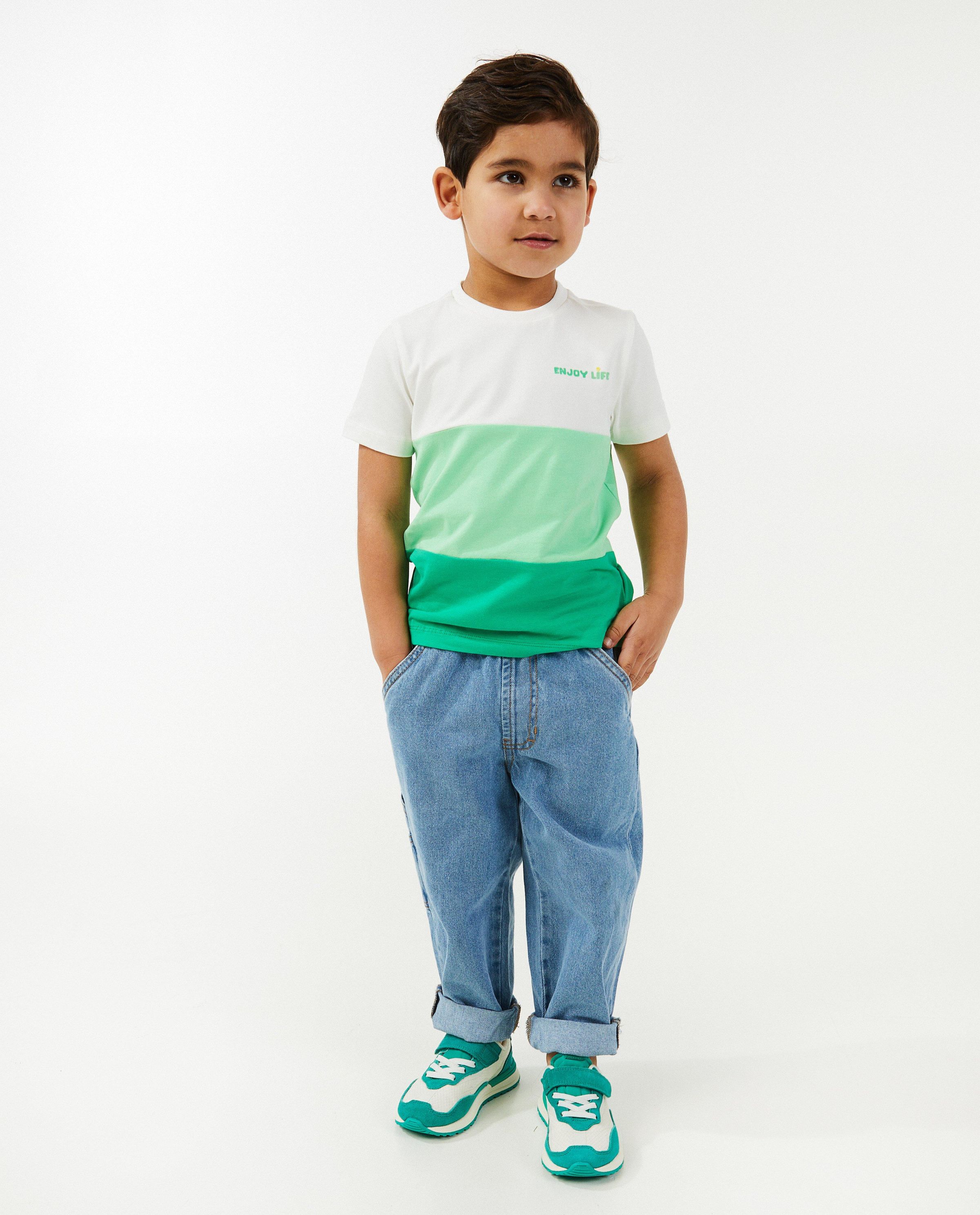 Blauwe jeans, worker fit - Kidz Nation