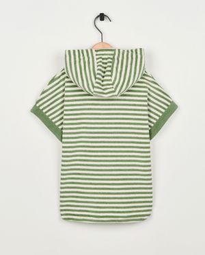 Zwemkleding - Sponsen poncho met strepen