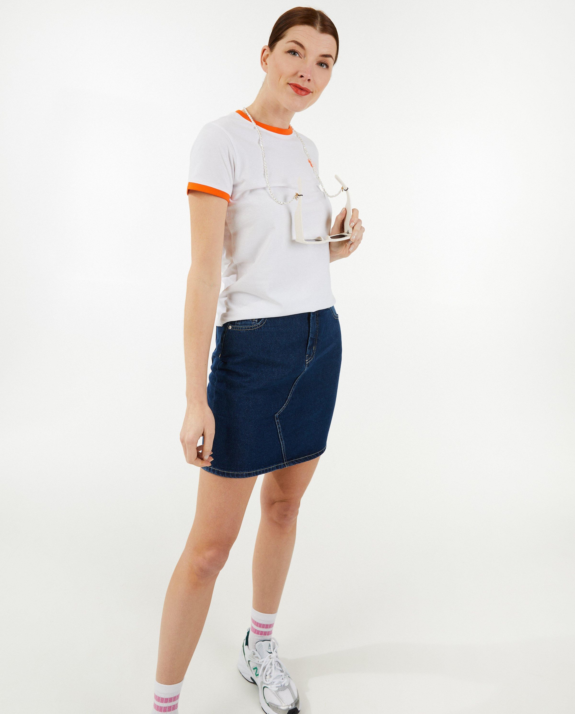 T-shirt blanc &agrave; imprim&eacute; - Sora