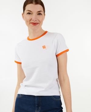 T-shirts - T-shirt blanc &agrave; imprim&eacute;