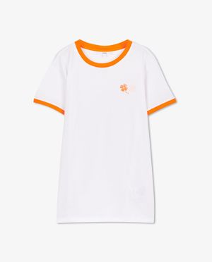 T-shirts - T-shirt blanc &agrave; imprim&eacute;