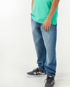 Jeans - Blauwe jeans, worker fit