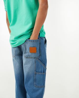 Jeans - Blauwe jeans, worker fit