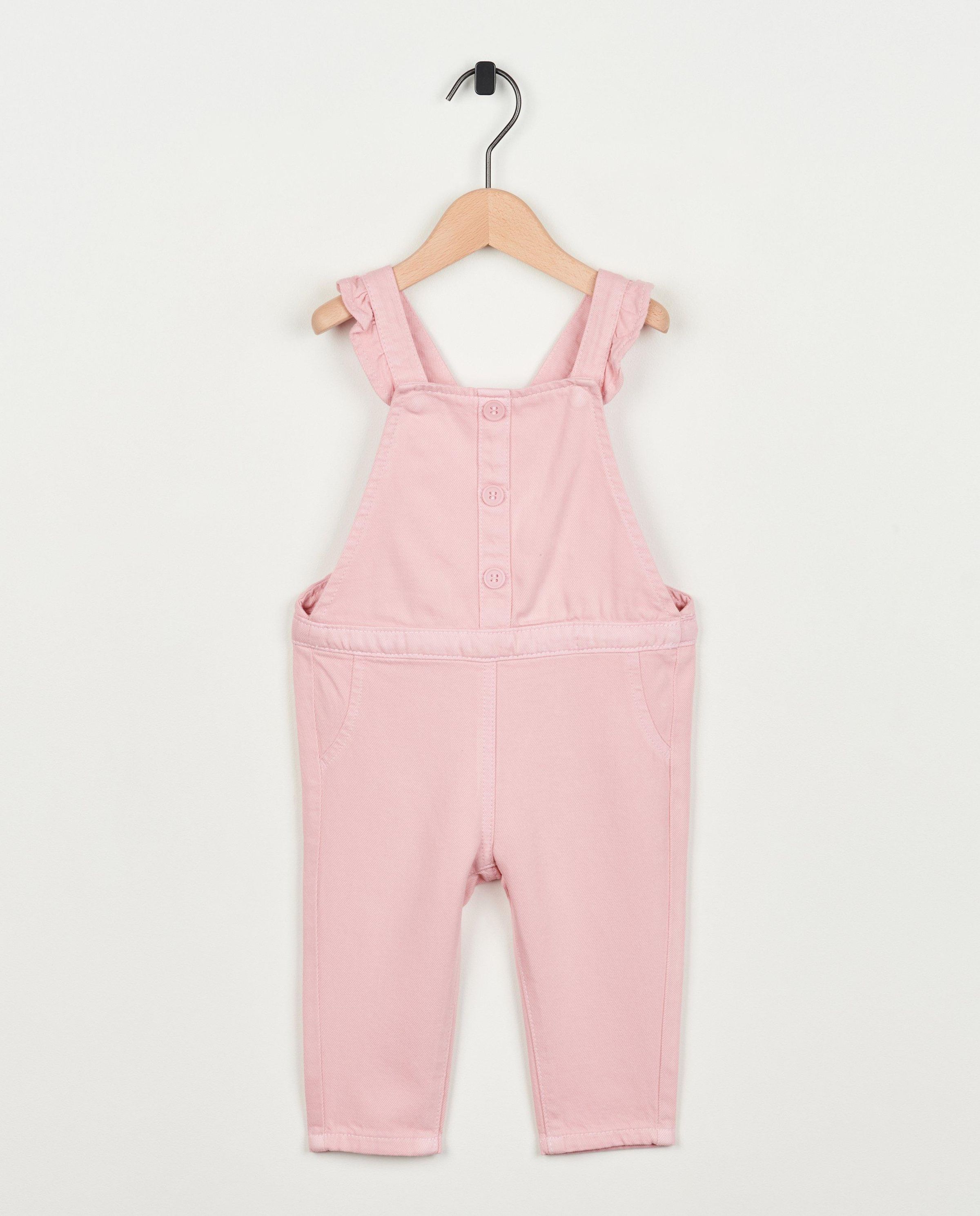 Roze salopette - Cuddles and Smiles