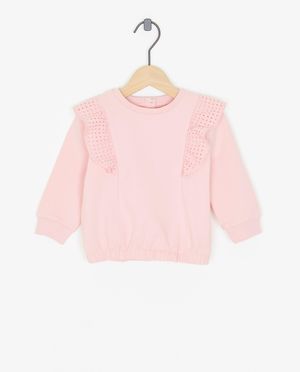Lichtroze sweater - Cuddles and Smiles