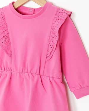Robes - Robe rose &agrave; volants