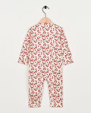 Nachtkleding - Kruippakje met aardbeiprint