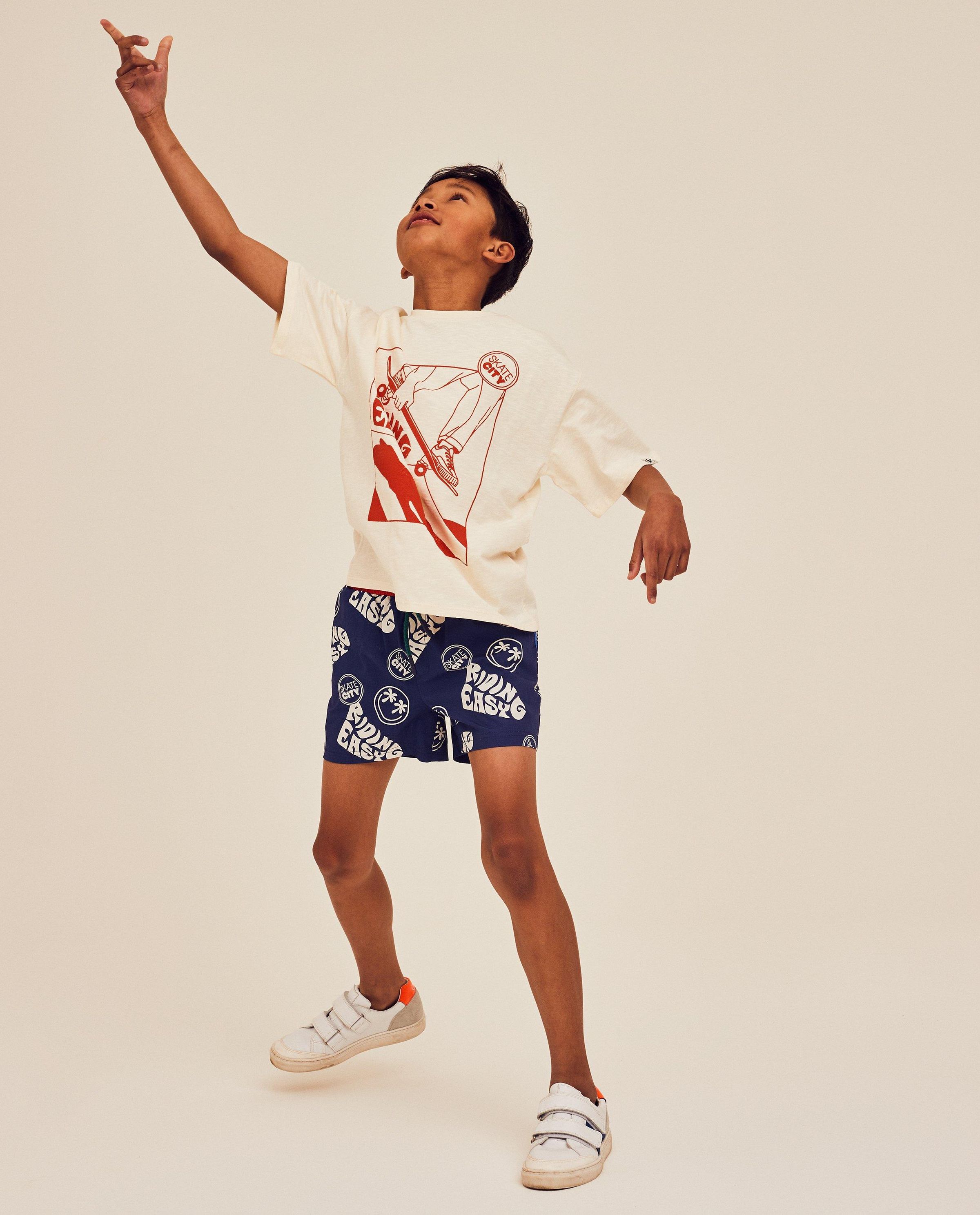 Donkerblauwe zwemshort - CKS