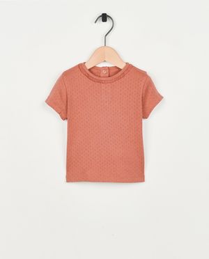 T-shirt met ajour - Cuddles and Smiles