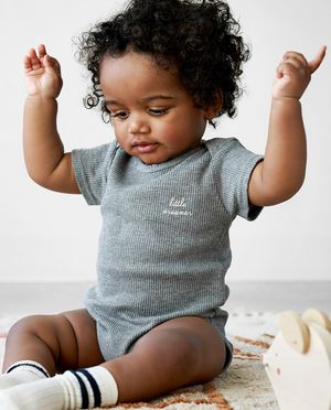 Onesies - Romper met wafelstructuur