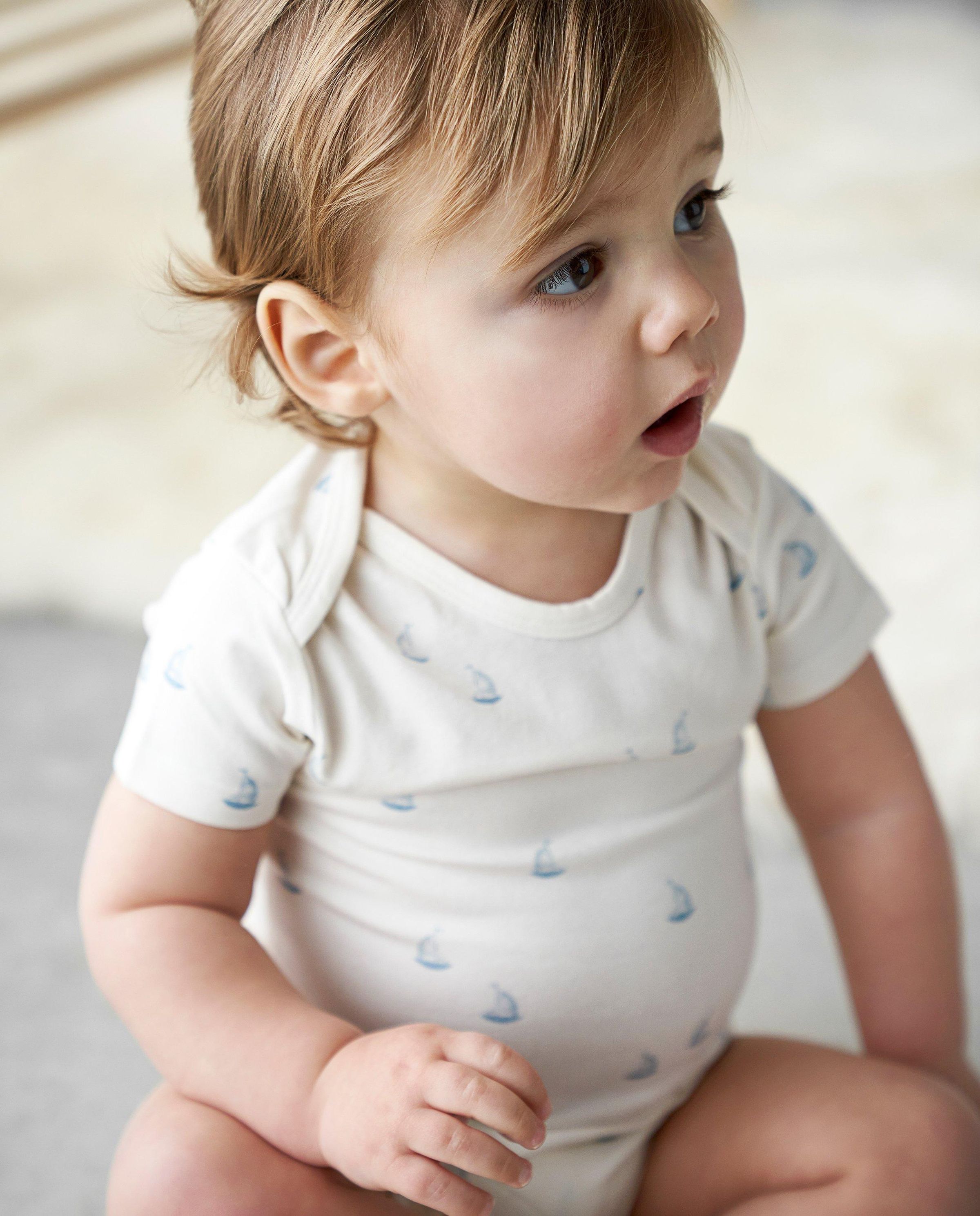Romper met bootprint - Cuddles and Smiles