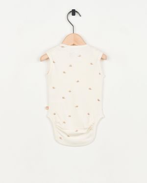 Onesies - Mouwloze romper met rib