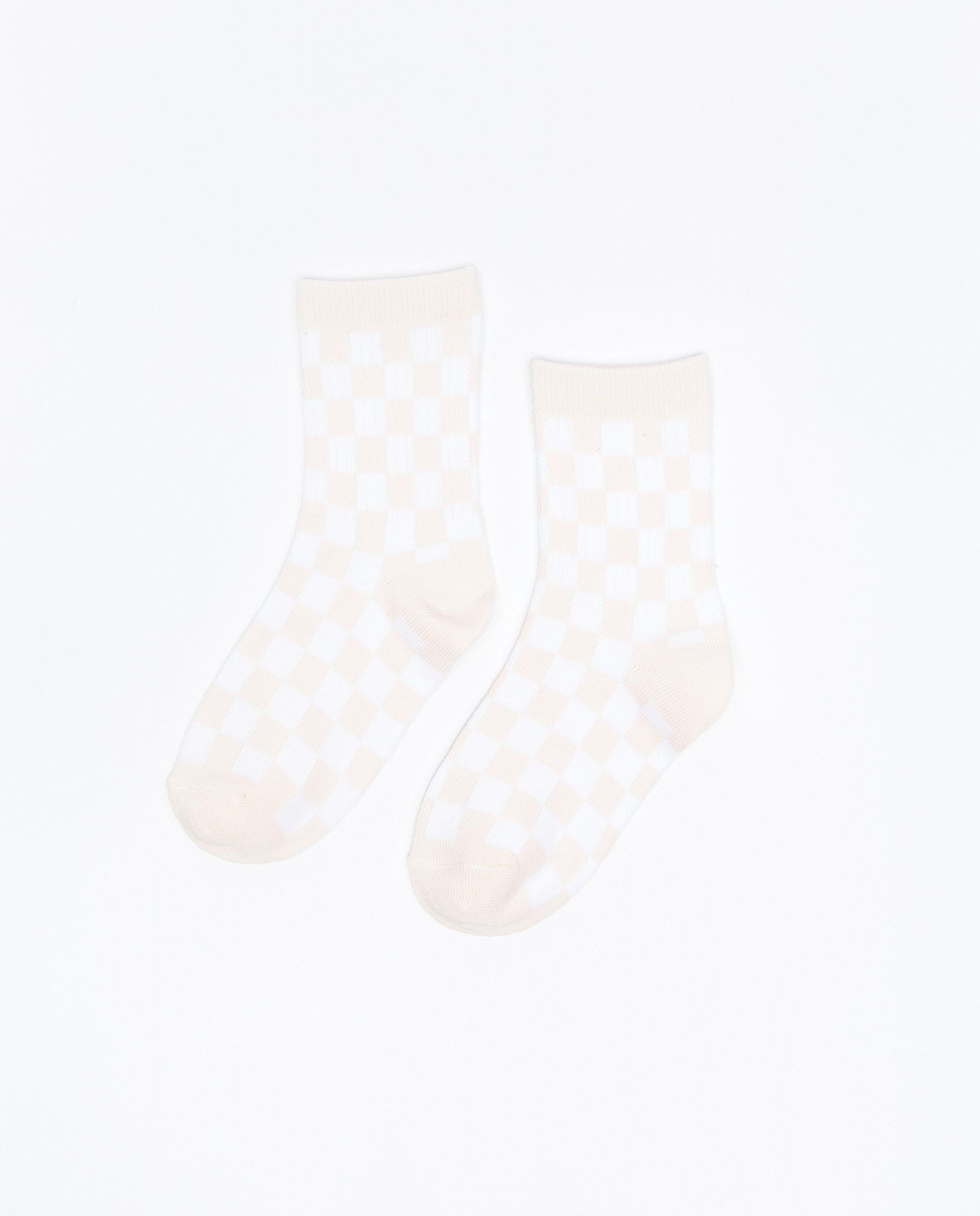 Chaussettes &agrave; carreaux - Besties