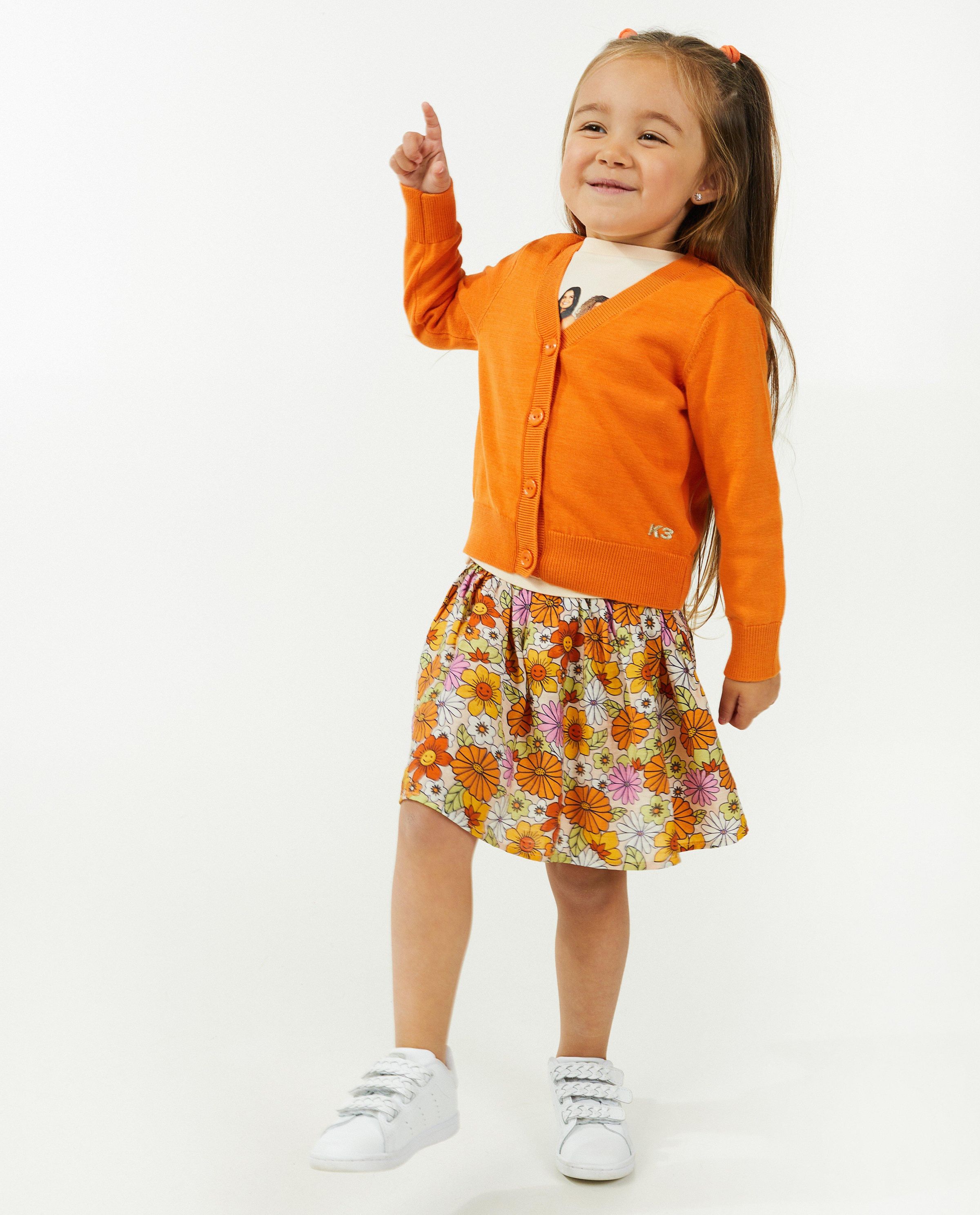 Oranje cardigan - K3