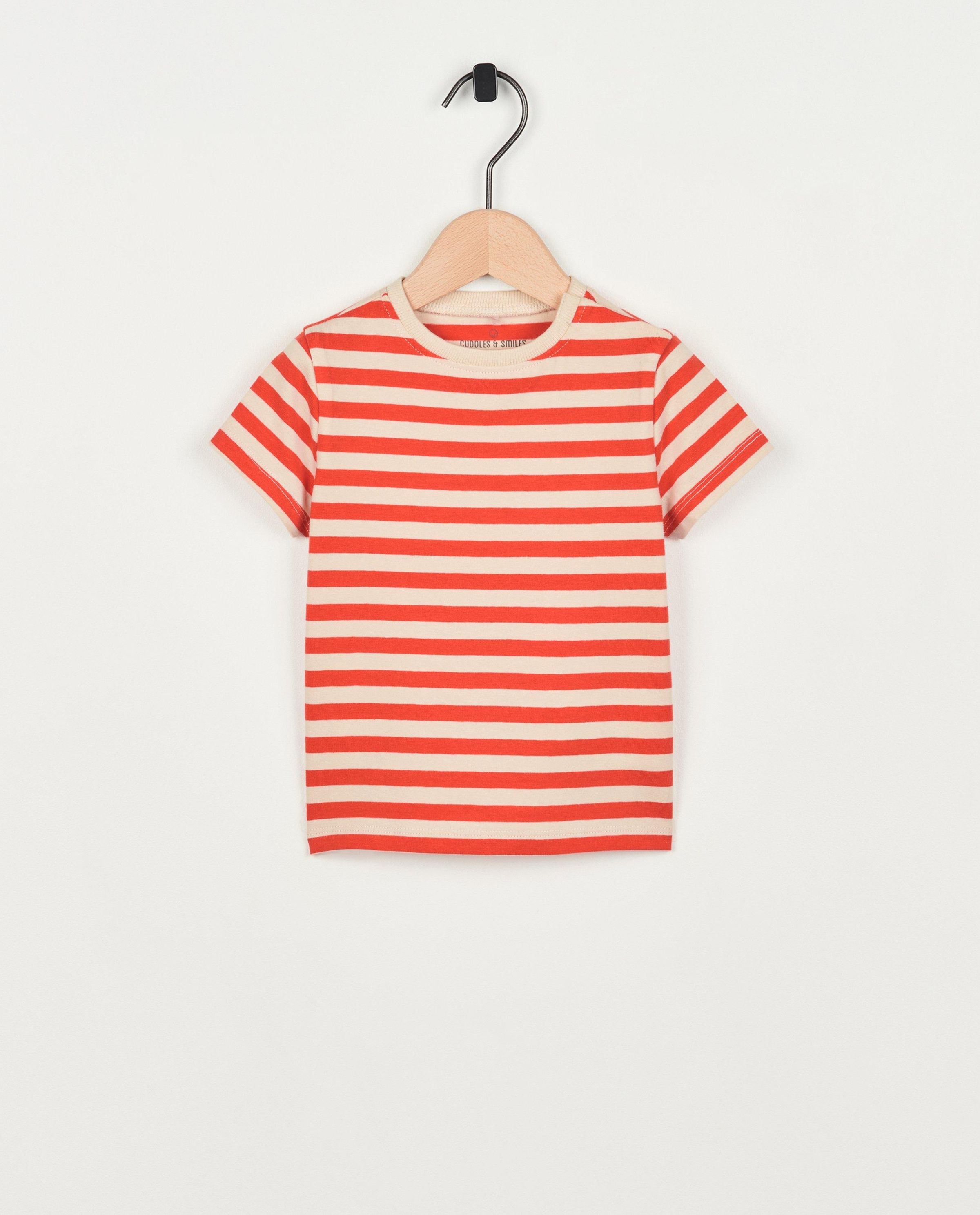T-shirt met strepen - Cuddles and Smiles