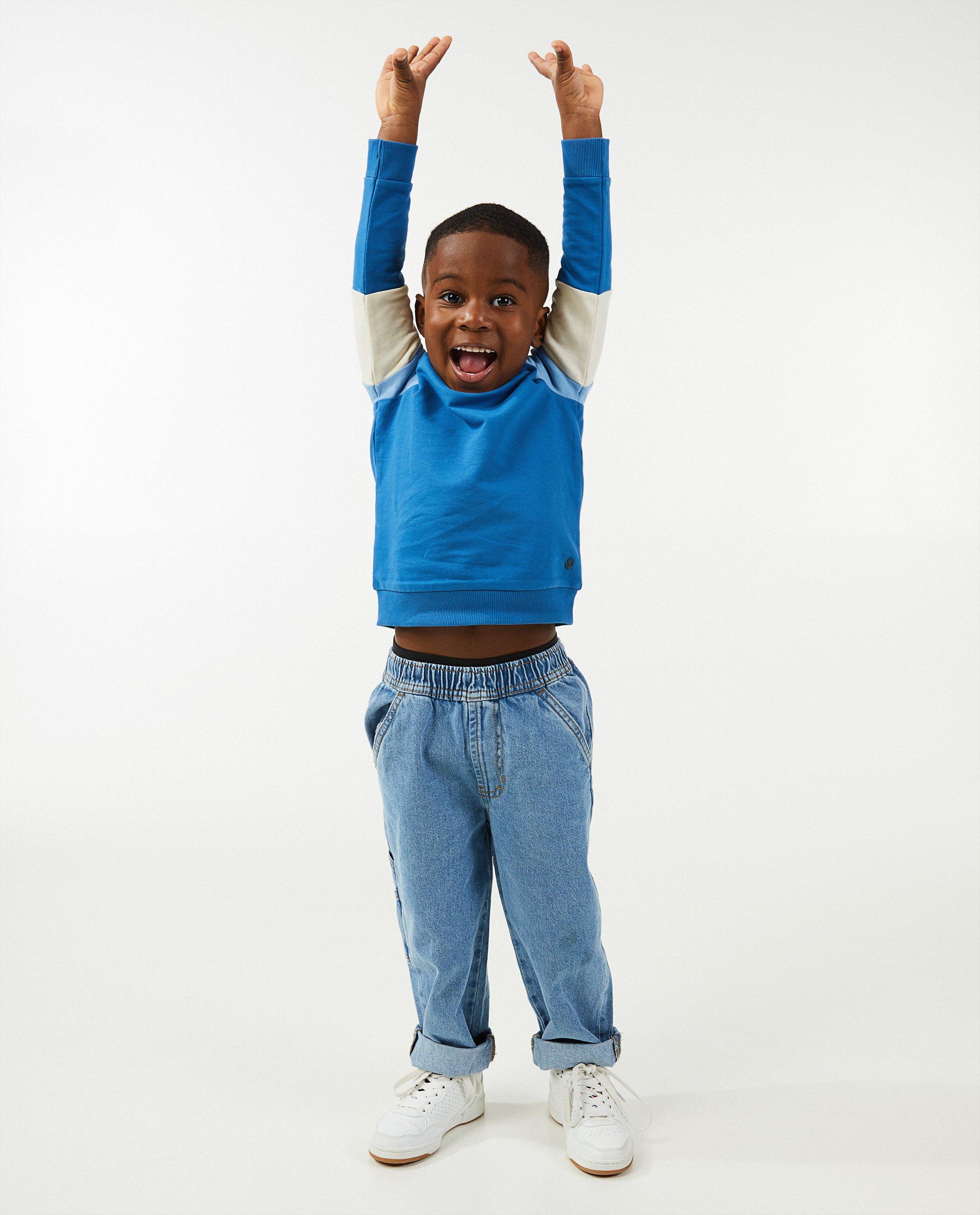 Sweater met color block - Kidz Nation