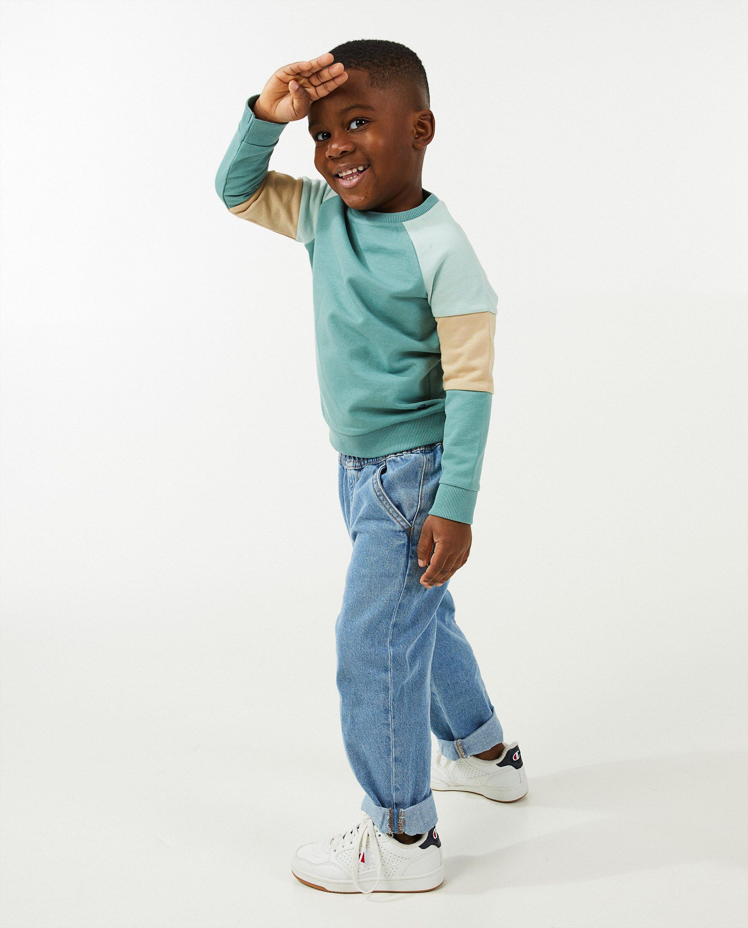 Sweater met color block - Kidz Nation