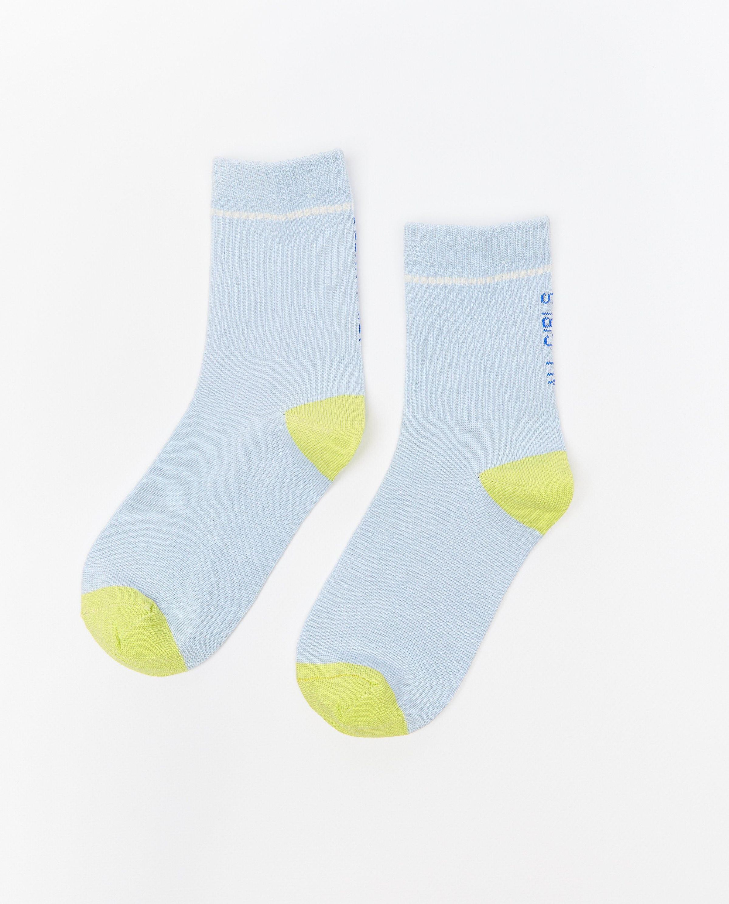Chaussettes bleu clair - Fish & Chips