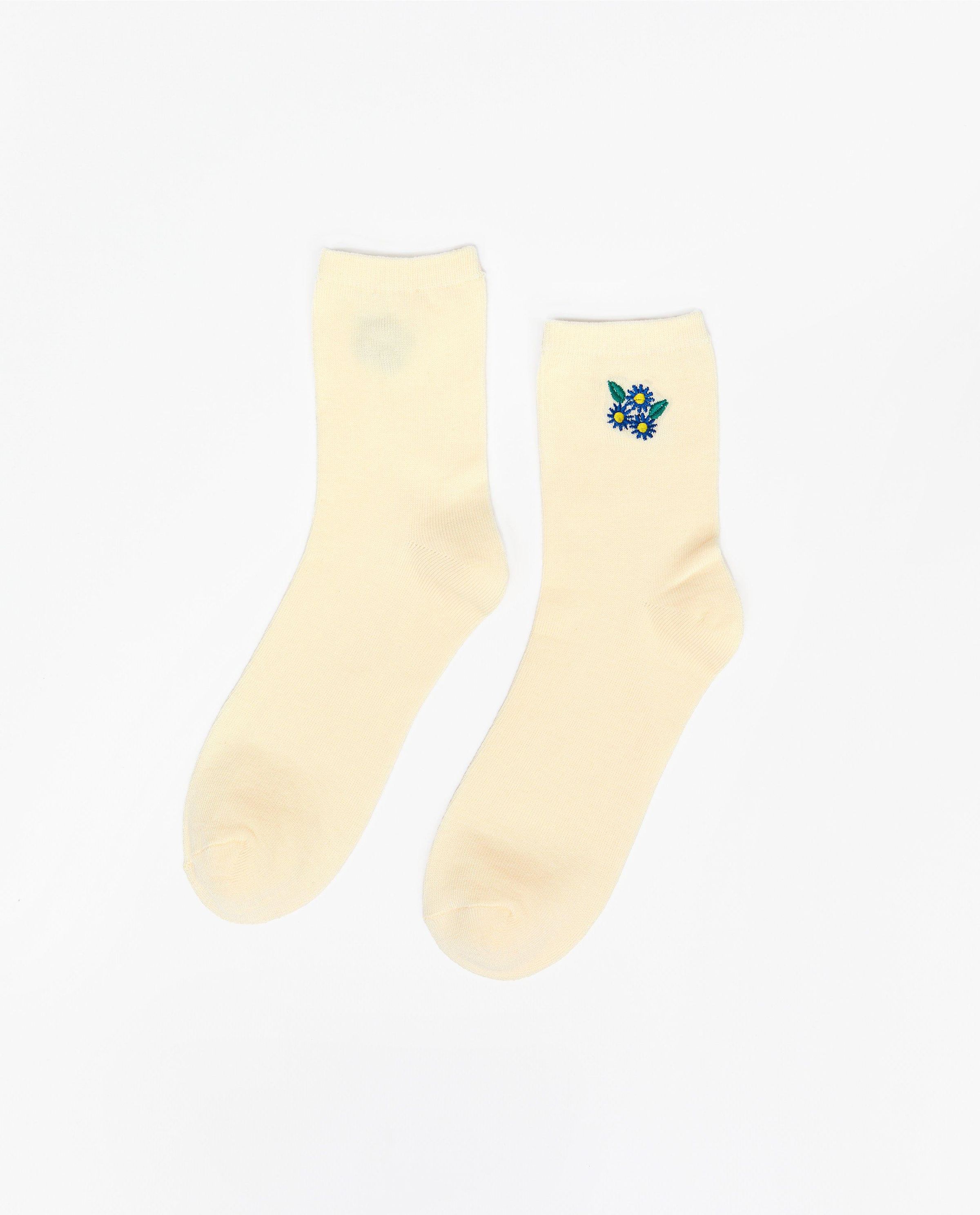 Chaussettes avec une petite fleur - Kim Van Oncen