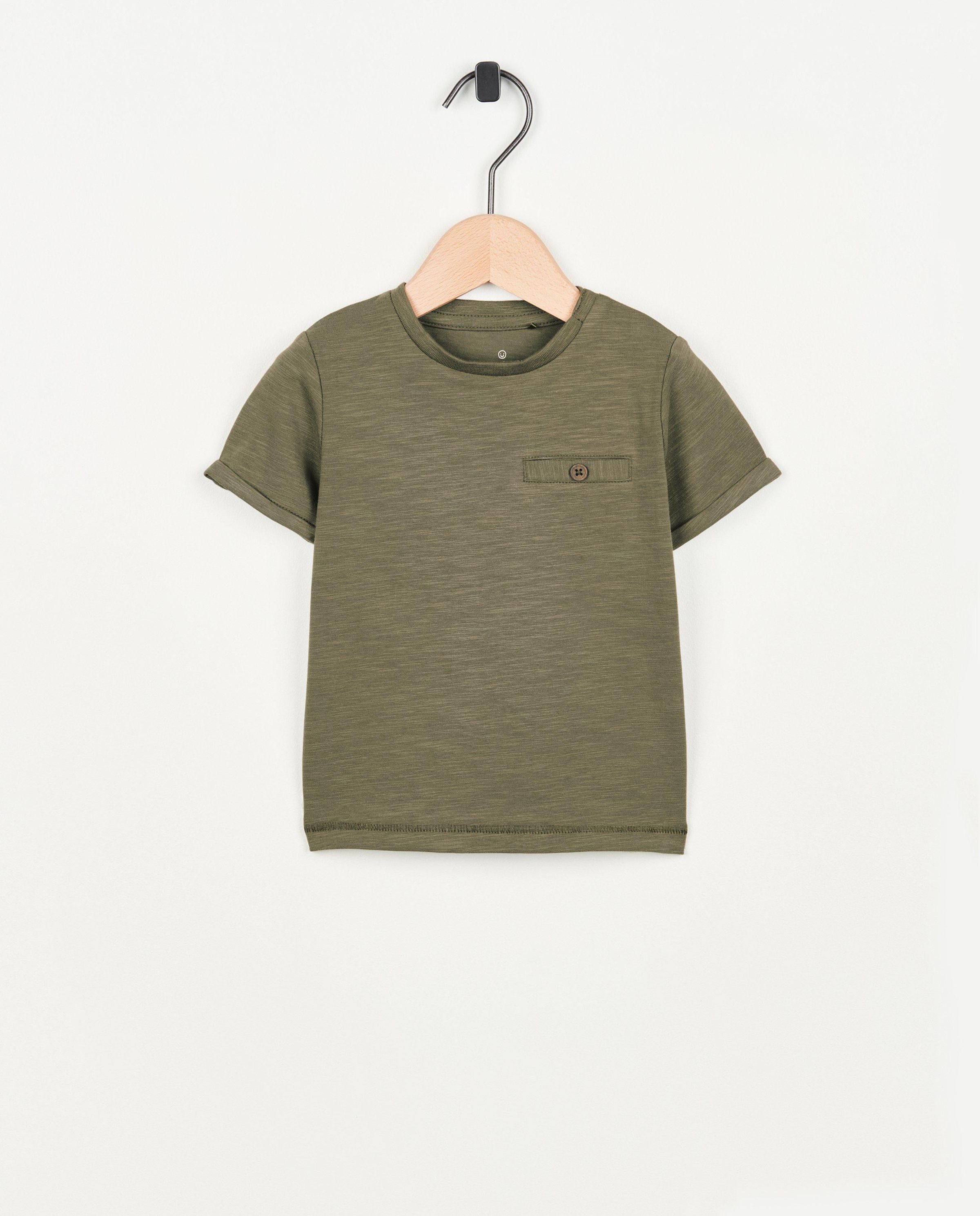 Donkergroen T-shirt - Cuddles and Smiles