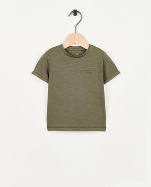Donkergroen T-shirt - Cuddles and Smiles