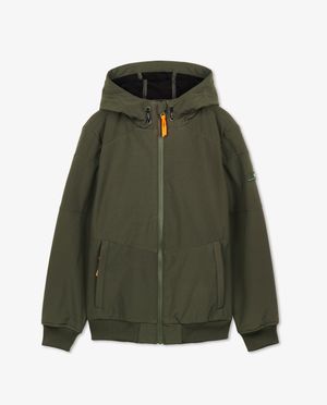 Donkergroene jas - Fish & Chips